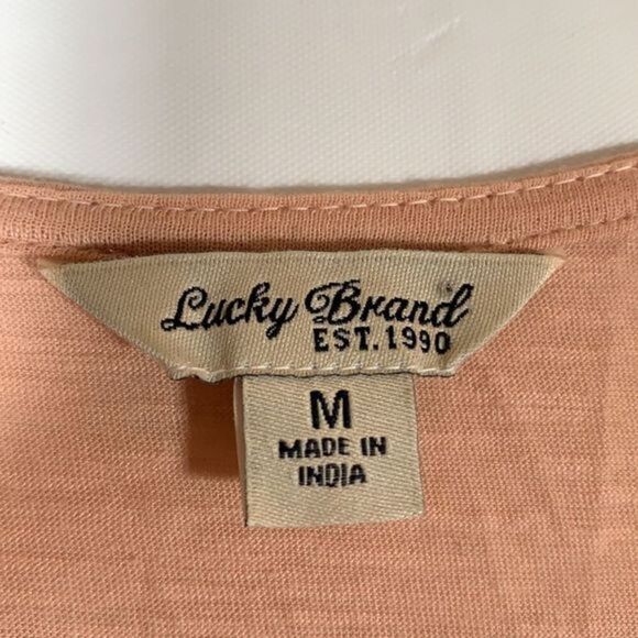 Lucky Brand Pink Boho Patterned Top - Picture 5 of 5